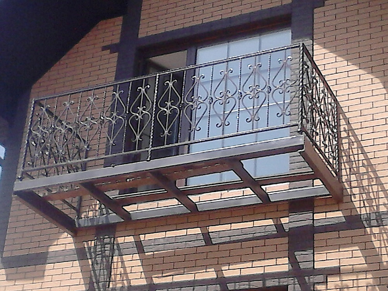 Балкон кованый № 1 фото