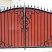 Ворота кованые №18 фото